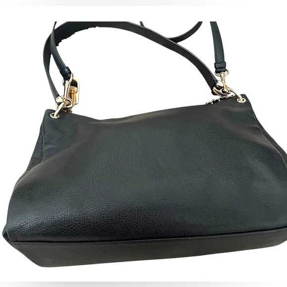 Coach Black Pebble Leather MIA Shoulder Bag - Picture 6 of 15